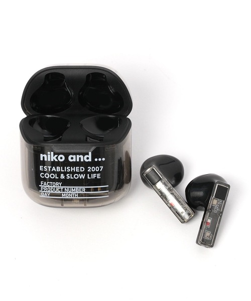 niko and...（ニコアンド）の「オリジナルニコロゴクリアワイヤレスイヤホン（ヘッドフォン/イヤホン・レディース・ブラック/その他1・0）」の7枚目の写真