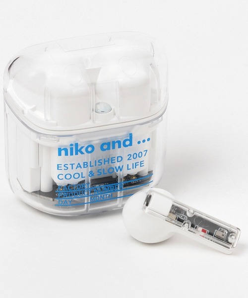 niko and...（ニコアンド）の「オリジナルニコロゴクリアワイヤレスイヤホン（ヘッドフォン/イヤホン・レディース・ブラック/その他1・0）」の10枚目の写真