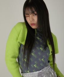 led.tokyo | 【led.tokyo】HIGH NECK ORIGINAL PRINT TOPS(その他トップス)