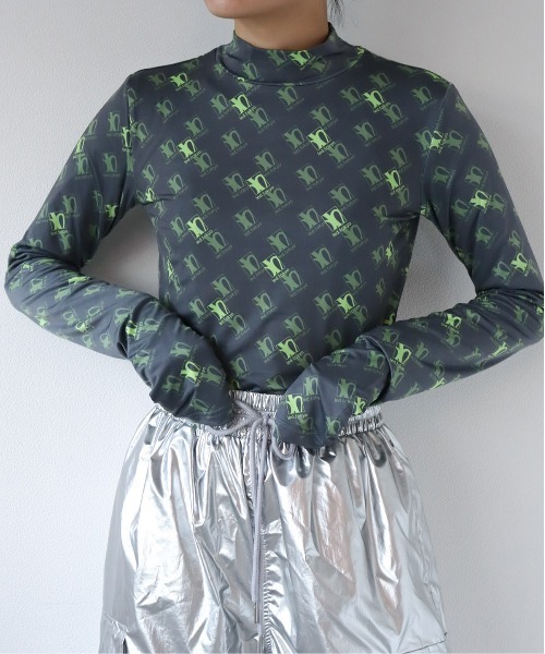 led.tokyo（レッドトウキョウ）の「【led.tokyo】HIGH NECK ORIGINAL PRINT TOPS（その他トップス・レディース・ブラック/グレー/レッド・FREE）」の7枚目の写真