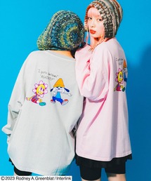 Salong hameu（サロン ハミュー）の「パラッパラッパー キャラクタープリント長袖Tシャツ メンズ レディース/プルオーバーロンT（Tシャツ/カットソー）」