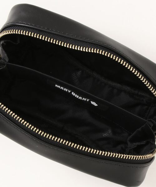 MARY QUANT（マリークワント）の「オーロラロゴプリント Wポケットペンケース（ポーチ・レディース・ピンク/ブラック・FREE）」の9枚目の写真