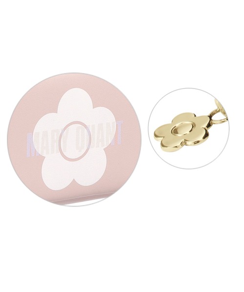 MARY QUANT（マリークワント）の「オーロラロゴプリント Wポケットペンケース（ポーチ・レディース・ピンク/ブラック・FREE）」の6枚目の写真