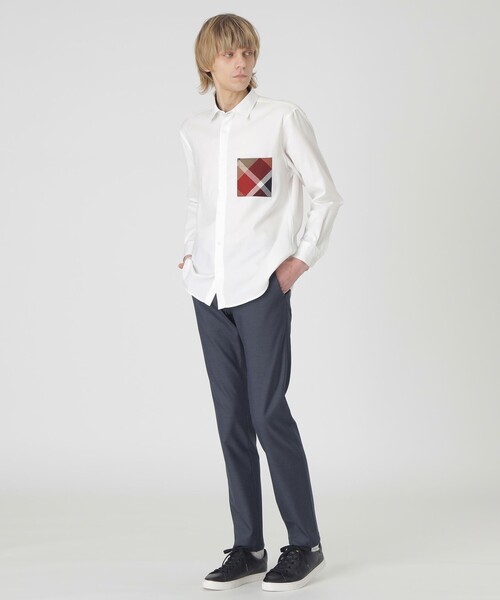 BLACK LABEL CRESTBRIDGE（ブラックレーベル・クレストブリッジ）の「【一部店舗限定】ＴＲストレッチチノトラウザーズ（チノパンツ・メンズ・ベージュ系その他/ライトグレー/ブルー・S/M/L/XL）」の17枚目の写真