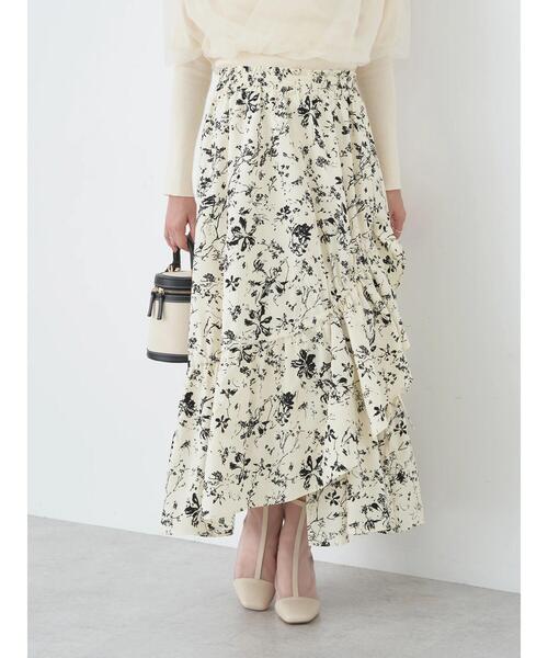 earth music&ecology(アースミュージックアンドエコロジー)の「アシメギャザーヘムスカート(スカート・レディース・パープル/ブラック/その他14・FREE)」の8枚目の写真