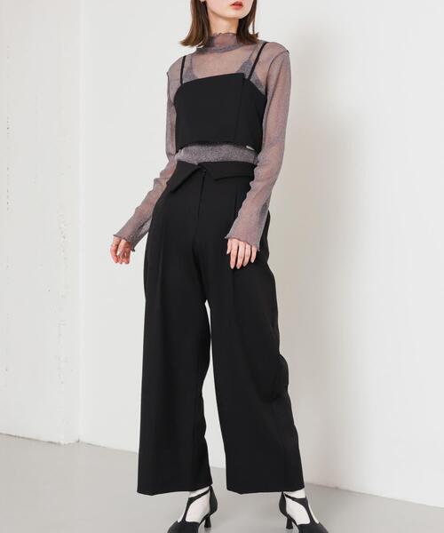 SENSE OF PLACE by URBAN RESEARCH（センスオブプレイスバイアーバンリサーチ）の「キャミソールビスチェ（キャミソール・レディース・グレー/ベージュ/ブラック・ONE）」の2枚目の写真