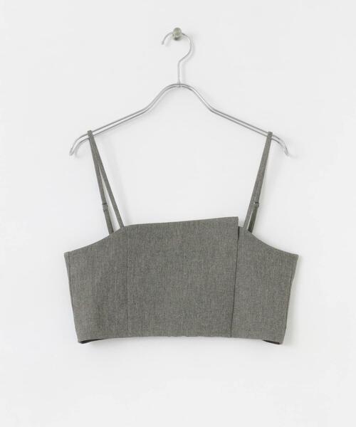 SENSE OF PLACE by URBAN RESEARCH（センスオブプレイスバイアーバンリサーチ）の「キャミソールビスチェ（キャミソール・レディース・グレー/ベージュ/ブラック・ONE）」の16枚目の写真