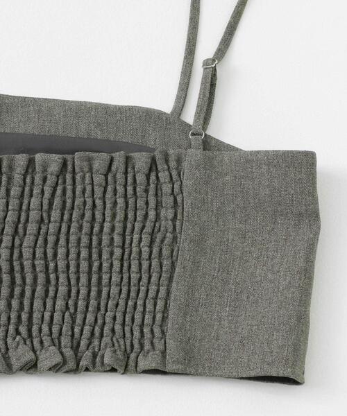 SENSE OF PLACE by URBAN RESEARCH（センスオブプレイスバイアーバンリサーチ）の「キャミソールビスチェ（キャミソール・レディース・グレー/ベージュ/ブラック・ONE）」の17枚目の写真