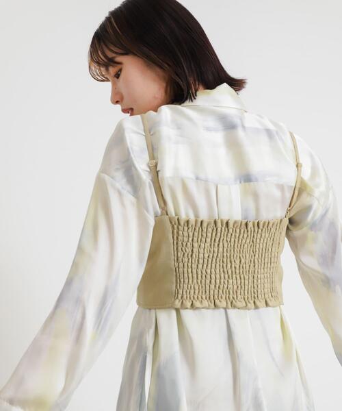 SENSE OF PLACE by URBAN RESEARCH（センスオブプレイスバイアーバンリサーチ）の「キャミソールビスチェ（キャミソール・レディース・グレー/ベージュ/ブラック・ONE）」の20枚目の写真