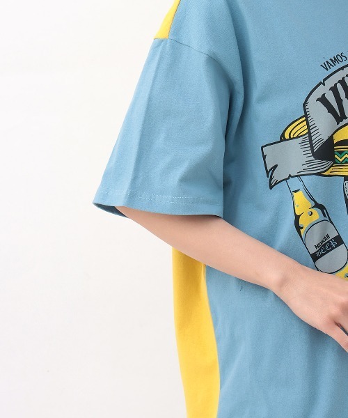 チチカカ(チチカカ)の「USAコットン お酒ルチャプリントTシャツ【ユニセックス】(Tシャツ/カットソー・メンズ・その他1/ホワイト/ブラック・LARGE/MEDIUM)」の14枚目の写真