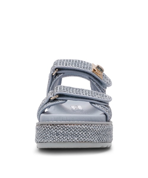 STEVE MADDEN(スティーブマデン)の「ダブルベルトラフィアサンダル/STEVE MADDEN BIGMONA-US(サンダル・レディース・ナチュラル/ブラック・23.0cm/24.5cm/24.0cm/23.5-24/23.5cm/22.5cm)」の10枚目の写真
