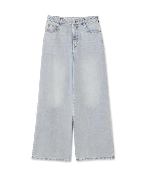 PROPORTION BODY DRESSING（プロポーションボディドレッシング）の「ワイドデニム / 1214130901（デニムパンツ・レディース・ブルー系その他/ブルー/クリアブルー・SMALL/MEDIUM）」の4枚目の写真