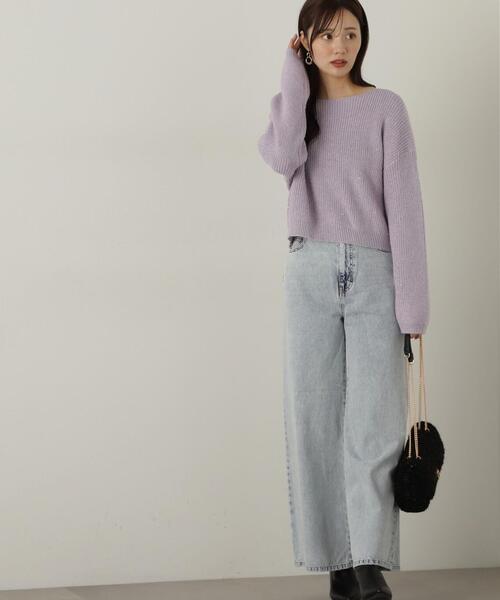 PROPORTION BODY DRESSING（プロポーションボディドレッシング）の「ワイドデニム / 1214130901（デニムパンツ・レディース・ブルー系その他/ブルー/クリアブルー・SMALL/MEDIUM）」の6枚目の写真