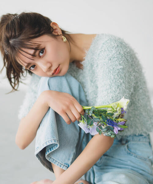 PROPORTION BODY DRESSING（プロポーションボディドレッシング）の「ワイドデニム / 1214130901（デニムパンツ・レディース・ブルー系その他/ブルー/クリアブルー・SMALL/MEDIUM）」の16枚目の写真