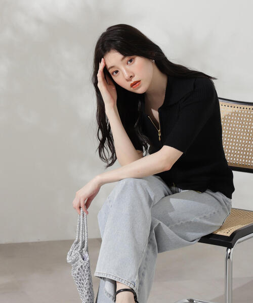 PROPORTION BODY DRESSING（プロポーションボディドレッシング）の「ワイドデニム / 1214130901（デニムパンツ・レディース・ブルー系その他/ブルー/クリアブルー・SMALL/MEDIUM）」の22枚目の写真