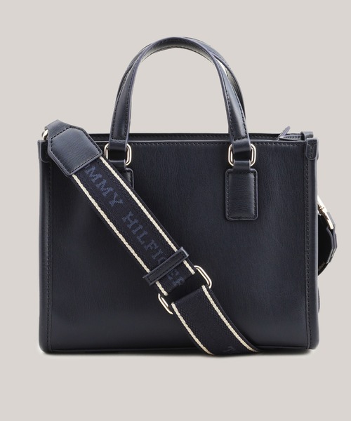 TOMMY HILFIGER（トミーヒルフィガー）の「【Oggi掲載】【FUDGE掲載】モノタイプミニトートバッグ（ショルダーバッグ・レディース・ホワイト/ベージュ/ネイビー/ライトブルー・FREE）」の5枚目の写真