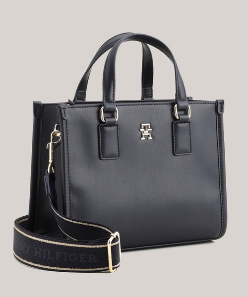 TOMMY HILFIGER（トミーヒルフィガー）の「【Oggi掲載】【FUDGE掲載】モノタイプミニトートバッグ（ショルダーバッグ・レディース・ホワイト/ベージュ/ネイビー/ライトブルー・FREE）」の6枚目の写真