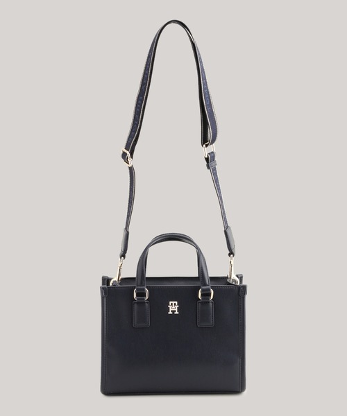 TOMMY HILFIGER（トミーヒルフィガー）の「【Oggi掲載】【FUDGE掲載】モノタイプミニトートバッグ（ショルダーバッグ・レディース・ホワイト/ベージュ/ネイビー/ライトブルー・FREE）」の11枚目の写真