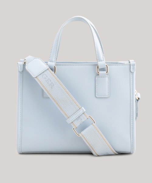 TOMMY HILFIGER（トミーヒルフィガー）の「【Oggi掲載】【FUDGE掲載】モノタイプミニトートバッグ（ショルダーバッグ・レディース・ホワイト/ベージュ/ネイビー/ライトブルー・FREE）」の14枚目の写真