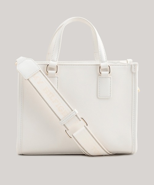 TOMMY HILFIGER（トミーヒルフィガー）の「【Oggi掲載】【FUDGE掲載】モノタイプミニトートバッグ（ショルダーバッグ・レディース・ホワイト/ベージュ/ネイビー/ライトブルー・FREE）」の15枚目の写真