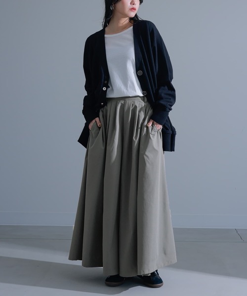 kOhAKU（コハク）の「『ボリュームワイドパンツ』（その他パンツ・レディース・グレー/ブラック・FREE）」の6枚目の写真