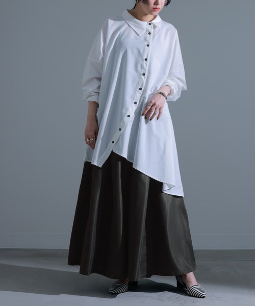 kOhAKU（コハク）の「『ボリュームワイドパンツ』（その他パンツ・レディース・グレー/ブラック・FREE）」の19枚目の写真