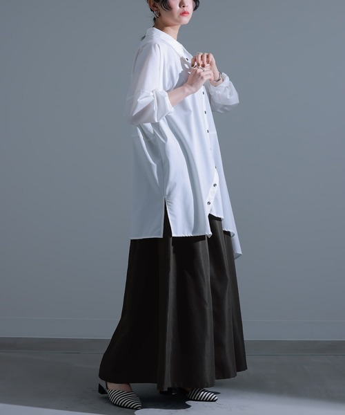 kOhAKU（コハク）の「『ボリュームワイドパンツ』（その他パンツ・レディース・グレー/ブラック・FREE）」の13枚目の写真