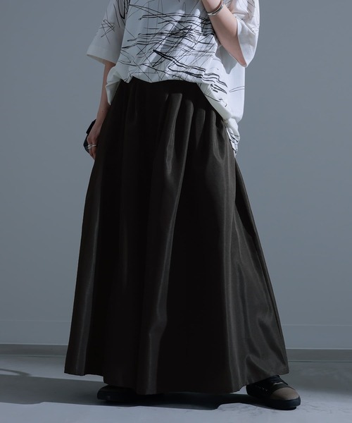 kOhAKU（コハク）の「『ボリュームワイドパンツ』（その他パンツ・レディース・グレー/ブラック・FREE）」の14枚目の写真