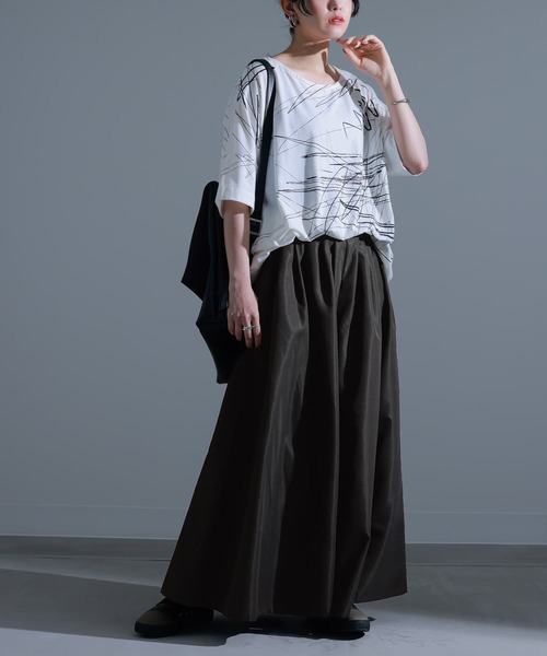 kOhAKU（コハク）の「『ボリュームワイドパンツ』（その他パンツ・レディース・グレー/ブラック・FREE）」の15枚目の写真