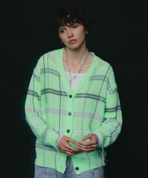 ほぼ未使用　ディオール　 チェック柄グリーンニット　サイズ34 ほぼ未使用 ディオール チェック柄グリーンニット サイズ34 ほぼ未使用