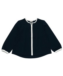 TOKYO SHIRTS | 配色センターシーム 長袖ブラウス(Tシャツ/カットソー)