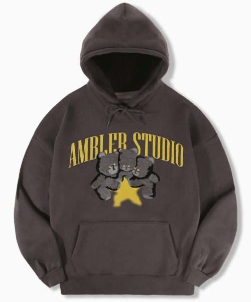 【AMBLER】 男女共用 OVER FIT HOODIE (AMBLERRR) / 追跡付 AMBLER Round Dance Over Fit Hoodie – SeoulSeoul