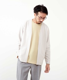 MEN'S MELROSE | トリコットサッカーボタンレスカーディガン(カーディガン/ボレロ)
