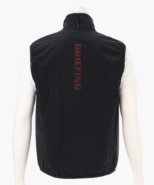 新品　BRIEFING　正規品　MENS WIND VEST ブラック ブリーフィングベストBRIEFING MENS WIND VEST 黒色M