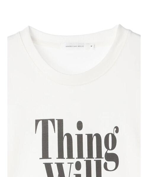 AMERICAN HOLIC（アメリカンホリック）の「GOOD　THING　ロゴカットプルオーバー（Tシャツ/カットソー・レディース・A・M/L）」の6枚目の写真
