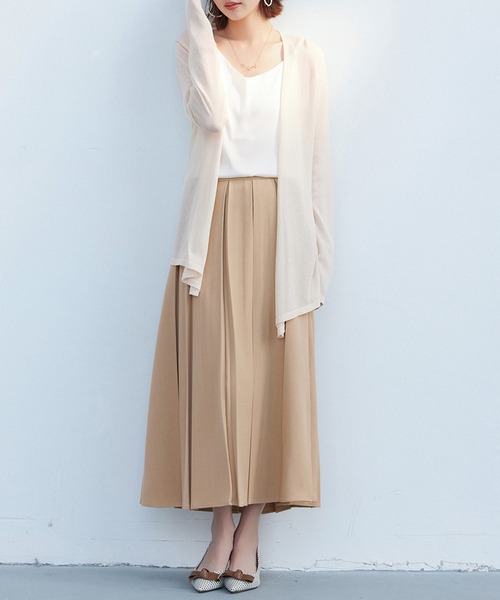 SAISON DE PAPILLON(セゾンドパピヨン)の「インバーテッドプリーツスカート(スカート・レディース・ベージュ/ブラック/グレー・L/XL/M/S)」の19枚目の写真
