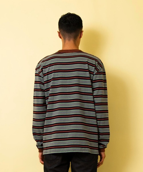 FACTOTUM(ファクトタム)の「【FACTOTUM】マルチボーダーロングスリーブTシャツ(Tシャツ/カットソー・メンズ・ブラック/グリーン・46/48/44)」の12枚目の写真