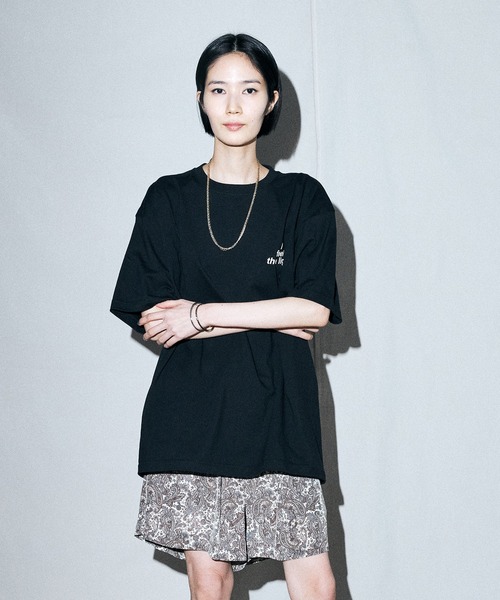 FACTOTUM(ファクトタム)の「【FACTOTUM】ミュージシャンT Graham(Tシャツ/カットソー・メンズ・ブラック/ホワイト・46/48/44)」の6枚目の写真