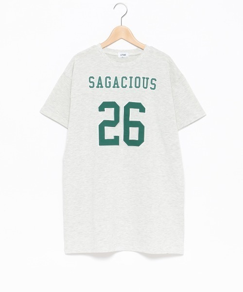 LOVETOXIC（ラブトキシック）の「【LTXC】ナンバーTワンピース（ワンピース・キッズ・ブラック/オフホワイト/サックスブルー・S/M/L）」の7枚目の写真