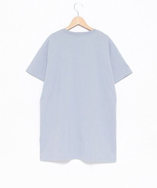 LOVETOXIC（ラブトキシック）の「【LTXC】ナンバーTワンピース（ワンピース・キッズ・ブラック/オフホワイト/サックスブルー・S/M/L）」の8枚目の写真