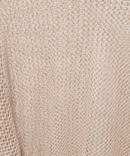 natural couture(ナチュラルクチュール)の「メッシュサイドドロストプルオーバー(Tシャツ/カットソー・レディース・ナチュラル/ブルー/グレイッシュベージュ/ブラック・FREE)」の19枚目の写真