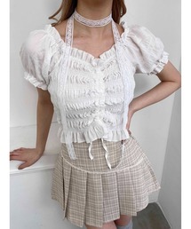 PHILLY | 【PHILLY】シャーリングフリルブラウス(シャツ/ブラウス)