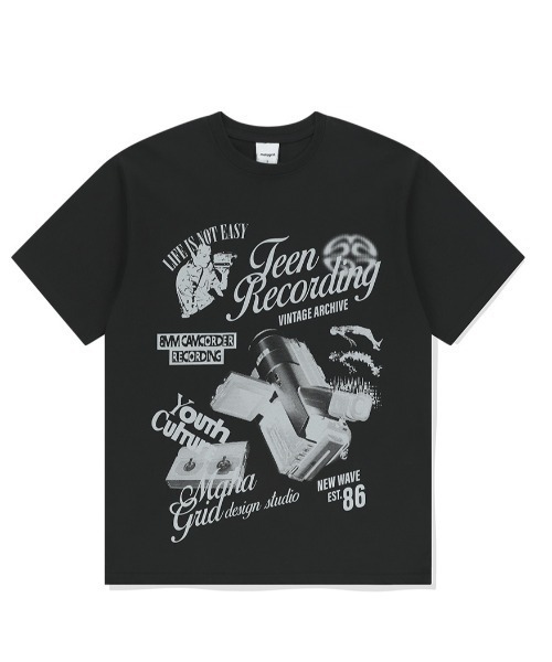 mahagrid/マハグリッド』 RECORDING TEE/レコーディング Tシャツ