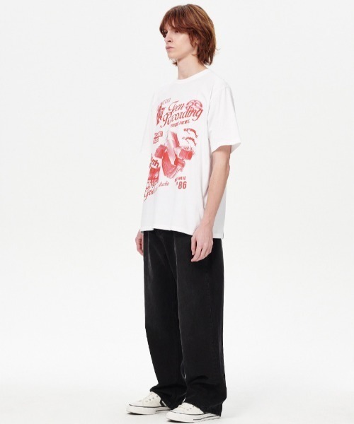 [ MAHAGRID]★24SS★韓国人気★SMILEY KEY TEE mahagrid/マハグリッド』 RECORDING TEE/レコーディング Tシャツ
