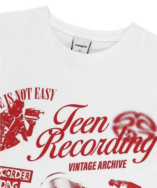 mahagrid/マハグリッド』 RECORDING TEE/レコーディング Tシャツ