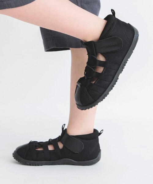 BRANSHES（ブランシェス）の「水抜きソールサンダル（サンダル・キッズ・ブラック/ラベンダー/アイボリー/ブルー/ピンク・15.0cm/16.0cm/18.0cm/19.0cm/20.0cm/21.0cm/14.0cm/17.0cm）」の3枚目の写真