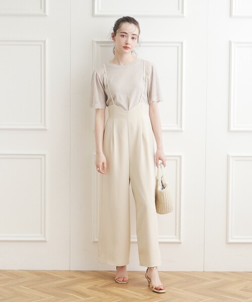 couture brooch(クチュールブローチ)の「◆【接触冷感/UV/アンチピリング】ポイント透かしニットトップス(ニット/セーター・レディース・ブラック/ライトブルー/ライトグレー/サンドベージュ・38/42)」の7枚目の写真