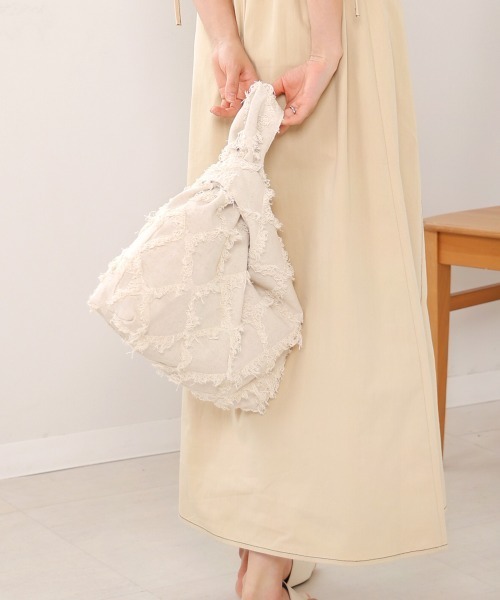 Bab（バブ）の「シャギージャガードBAG（トートバッグ・レディース・B/A・ONESIZE）」の5枚目の写真