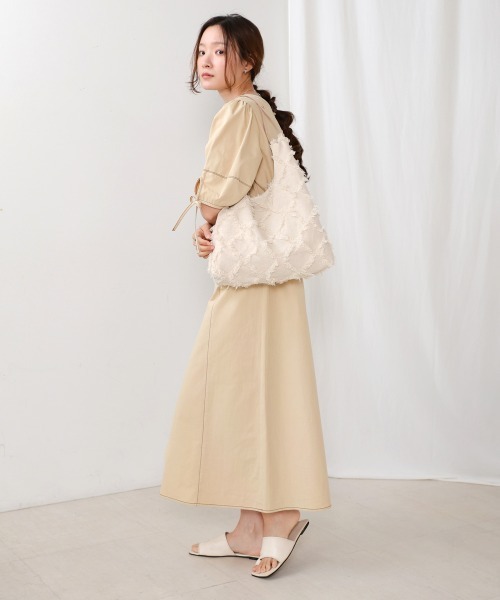 Bab（バブ）の「シャギージャガードBAG（トートバッグ・レディース・B/A・ONESIZE）」の7枚目の写真