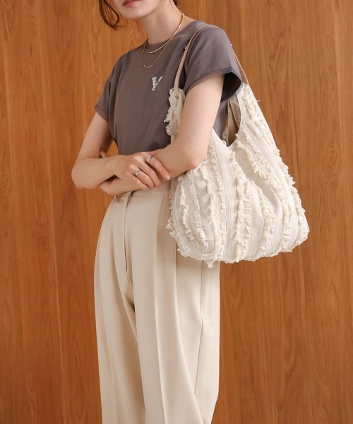 Bab（バブ）の「シャギージャガードBAG（トートバッグ・レディース・B/A・ONESIZE）」の9枚目の写真